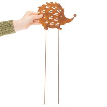 kohteita Puutarhakeppi siili ruostepatina koristeellinen puutarhakeppi 20cm