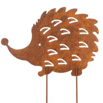 kohteita Puutarhakeppi siili ruostepatina koristeellinen puutarhakeppi 20cm