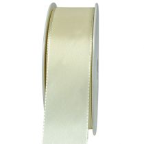 kohteita Lahja- ja koristenauha kermanvärinen 40mm 50m