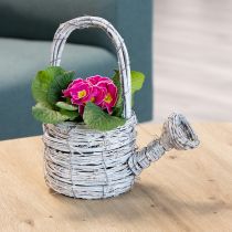 kohteita Koristeellinen kastelukannu tyylikkäällä punotulla muotoilulla eleganttiin kodin sisustukseen, 26 cm