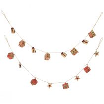 kohteita Garland Joululahjat ja tähdet Punainen Luonnonvihreä 100cm 2kpl