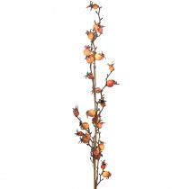 kohteita Ruusunmarjan oksa keltainen/oranssi tekooksa ruusunmarja koristelu L95cm
