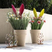 kohteita Pupun koristeelliset korvat vaaleanpunainen pääsiäisen flokkitangolle H56cm