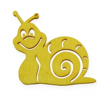 Streudeko puinen etana lajitelma 3,5 cm 39kpl
