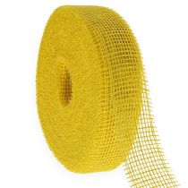 kohteita Keltainen juuttinauha, 5 cm leveä, 40 m pitkä