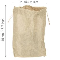 kohteita Juuttisäkki 28×10cm K40cm