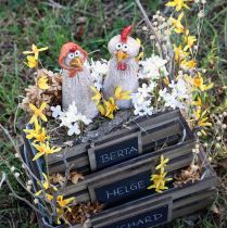 kohteita Keraamiset koristekanat Pääsiäiskukko ja kana H20/22cm 2 kpl