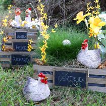 kohteita Keraaminen koristekana hauska pääsiäiskoristefiguuri 16×12×12cm