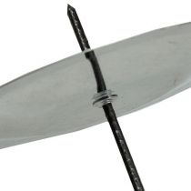 Kynttilänjalka piikki, hopea 6 cm, 36 kpl