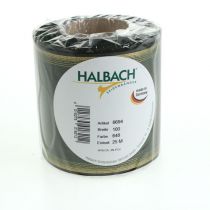 kohteita Kranssinauha, moiré, tummanvihreä, 100 mm koristenauha, taftinauha