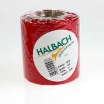 kohteita Juhlava kranssinauha, punainen, silkkimäinen, 100 mm leveä, 25 m pitkä, koristenauha, rusettinauha, lahjanauha, joulukoriste