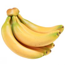 kohteita Keinotekoiset banaanit ruokanippuna keltainen 21cm