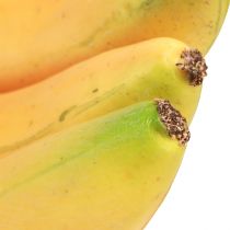 kohteita Keinotekoiset banaanit ruokanippuna keltainen 21cm