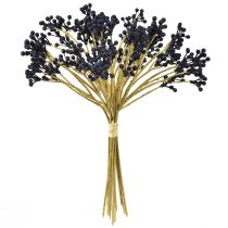 kohteita Keinotekoiset marjat siniset keinokasvit 28cm 12 kpl nipussa