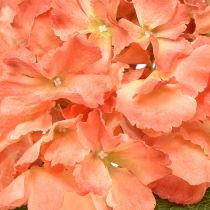 kohteita Keinotekoinen hortensia Jättimäinen koristekukka lohi Ø23cm L84cm