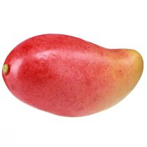 kohteita Keinotekoinen mango punainen, keltainen realistinen ruokajäljitelmä 15cm