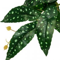 Keinotekoinen begonia Keinotekoinen kasvi vihreä, tummanvihreä 42×28cm