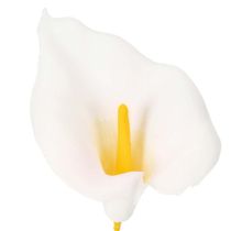 kohteita Keinotekoinen kalla keltaisilla heteillä, koristeellisilla kukilla, 35 cm, 10 kpl