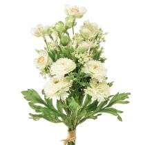 kohteita Tekokukat koristelu tekokukkakimppu Jasmin Bellis keinotekoinen 30cm