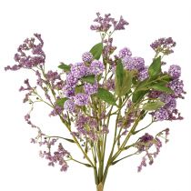 kohteita Keinotekoinen kukkakimppu silkkikukkia marjan oksa violetti 51cm