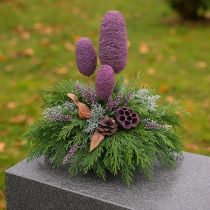 kohteita Luffa varressa, pieni, kuivattu, koristeellinen marja, 5-12 cm, 25 kpl