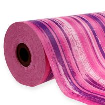 Mansettipaperi 25cm 100m pinkki, pinkki
