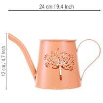 kohteita Metalliset koristeelliset kastelukannut, oranssi voikukkakuvio, tuikkukynttiläkupit, 12 cm, 2 kpl