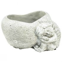 kohteita Minikasvikulho hauta enkeli enkeli harmaa kasvisydän 16×12cm K9,5cm