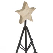 kohteita Mini joulukuusi metalli puu musta luonnollinen 28cm 2kpl