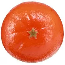 kohteita Realistinen tekonurmikasvi, koristehedelmä Citrus reticulata Ø8 cm, 4-osainen setti – Täydellinen kesä- ja joulukoristeisiin