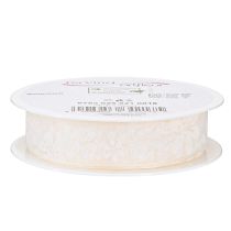 kohteita Organza nauha kukka lahja nauha kerma 25mm 18m