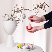 kohteita Pääsiäismunakoristeet koriste-ideoiksi. Ihastuttavat pääsiäiskoristeet, 6 cm, 6 kpl.