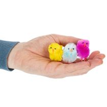 kohteita Pääsiäistipujen setti iloisiin kevätkoristeisiin ja askarteluun, 4 cm, 10 osaa