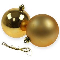 kohteita Joulupallo kulta 10cm 4 kpl