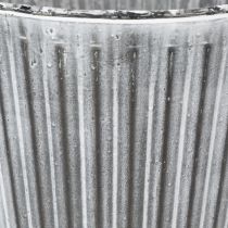 kohteita Kukkaruukku, koristeellinen ruukku kahvoilla, metallinen ruukku istutukseen Ø25,5cm