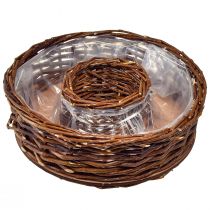 kohteita Luonnolliset pajusormukset kahdessa koossa - 32 cm ja 25 cm - Ihanteellinen kattaukseen - 2 kpl setti