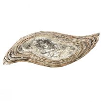 kohteita Kasvivene kasvi wave rottinki luonnonvalkoinen 45x16cm