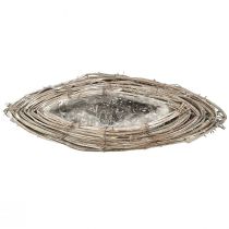 kohteita Rottinkiköynnösruukut, luonnonvalkoiset, 40x13cm, 2 kpl - Maalaistalon sisustuskasvit