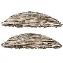 kohteita Rottinkiköynnösruukut, luonnonvalkoiset, 40x13cm, 2 kpl - Maalaistalon sisustuskasvit