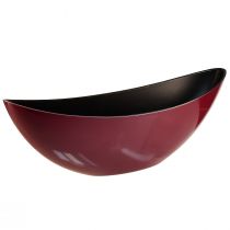 kohteita Moderni puolikuukulho tummanpunainen muovia 39 cm - monipuolinen koristeluun - 2 kpl