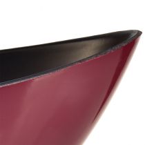 kohteita Moderni puolikuukulho tummanpunainen muovia 39 cm - monipuolinen koristeluun - 2 kpl