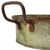 kohteita Kulho soikea metallitarjottimen kahva ruoste 46/52cm sarja 2 kpl