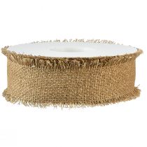 kohteita Koristenauha ruskeakultaiset hapsut L40mm L15m