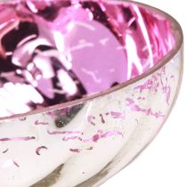 kohteita Kelluva kulho kynttilänpidike lasi hopea violetti Ø7cm 3kpl