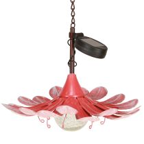 kohteita Solar LED Flower Garden Light LED Metal Pink Ø30cm