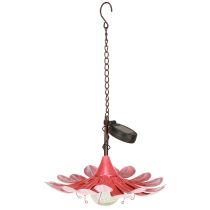 kohteita Solar LED Flower Garden Light LED Metal Pink Ø30cm