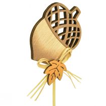 kohteita Kukkatulppa puiset tammenterhot koristelu syksy 7x10cm 12 kpl