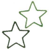 kohteita Tähdet juutti joulukoristeeseen joulutähti vihreä 15cm 8 kpl