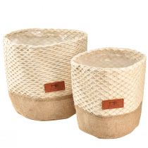 kohteita Kangaskori Utensilo istutuskone luonnonkerma Ø16cm Ø19cm