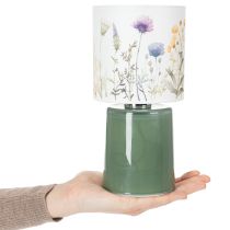 kohteita LED-pöytävalaisin kukkakuviolla tyylikkääseen olohuoneen valaistukseen, 23 cm
